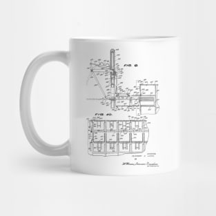 Turkey Loading Apparatus Vintage Patent Hand Drawing Mug